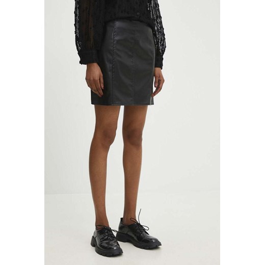 Answear Lab spódnica kolor czarny mini prosta ze sklepu ANSWEAR.com w kategorii Spódnice - zdjęcie 170226331