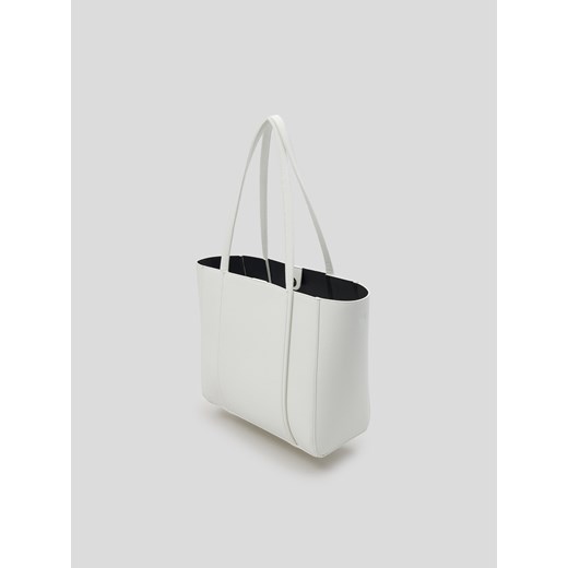 Shopper bag Sinsay biała 