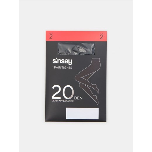 Sinsay - Rajstopy - czarny ze sklepu Sinsay w kategorii Rajstopy - zdjęcie 170227033