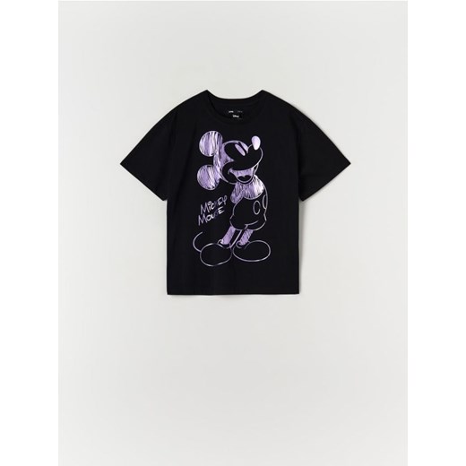 Sinsay - Koszulka Myszka Miki - czarny ze sklepu Sinsay w kategorii Bluzki damskie - zdjęcie 170227062