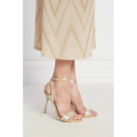 Liu Jo Sandały na szpilce MIRIAM 06 | z dodatkiem skóry Liu Jo 37 Gomez Fashion Store