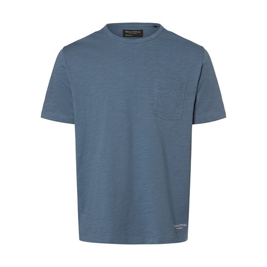 Marc O'Polo Koszulka męska Mężczyźni Bawełna niebieski jednolity ze sklepu vangraaf w kategorii T-shirty męskie - zdjęcie 170230420