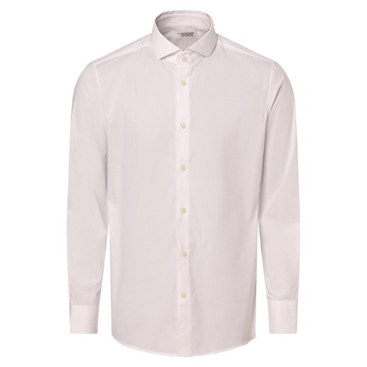 Drykorn Koszula męska - Jedda Mężczyźni Slim Fit biały jednolity ze sklepu vangraaf w kategorii Koszule męskie - zdjęcie 170230454