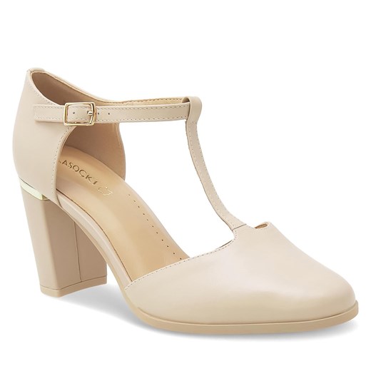 Czółenka Lasocki na lato eleganckie z klamrą 