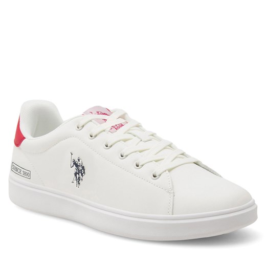 Trampki męskie białe U.S Polo Assn. wiązane