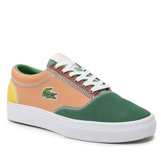 Tenisówki Lacoste Jump Serve Lace 123 1 Cma 745CMA00223T3 Grn/Tan Lacoste 41 eobuwie.pl