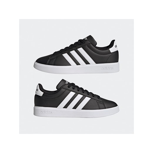 adidas Sneakersy &quot;Grand Court 2&quot; w kolorze czarno-białym 39 1/3 okazyjna cena Limango Polska