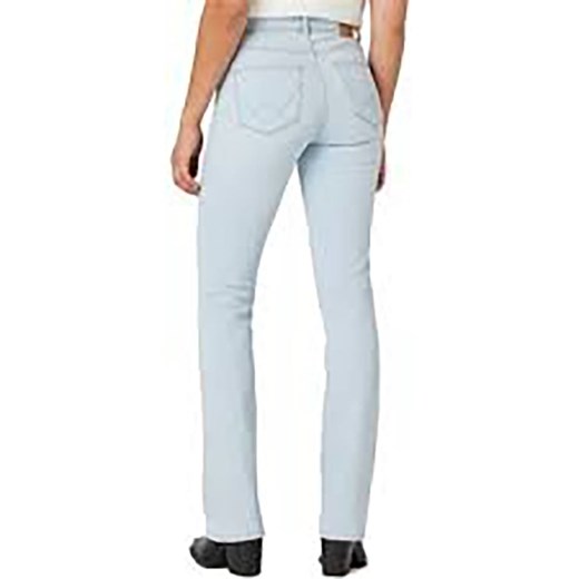 Jeansy damskie Wrangler niebieskie z elastanu