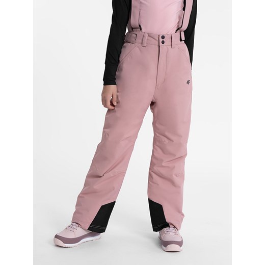 4F Spodnie narciarskie w kolorze jasnoróżowym ze sklepu Limango Polska w kategorii Spodnie dziewczęce - zdjęcie 170235482