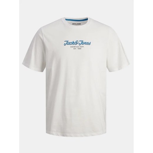 Jack&Jones T-Shirt Henry 12248600 Biały Standard Fit XL MODIVO