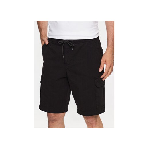 Emporio Armani Underwear Szorty materiałowe 211835 3R471 00020 Czarny Regular Fit ze sklepu MODIVO w kategorii Spodenki męskie - zdjęcie 170237020