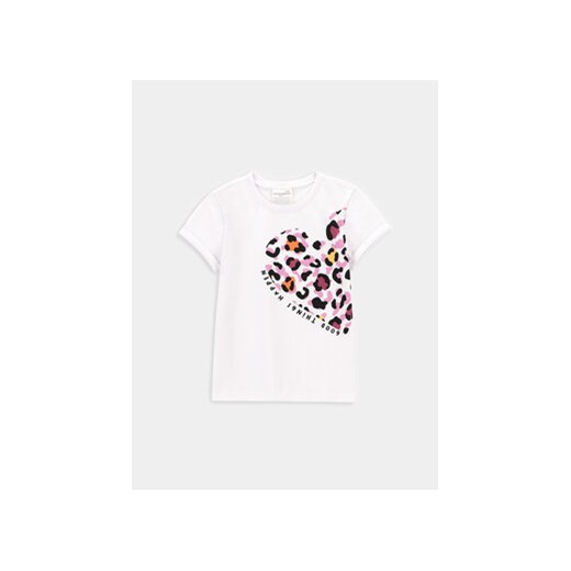 Coccodrillo T-Shirt WC4143202CEK Biały Regular Fit ze sklepu MODIVO w kategorii Bluzki dziewczęce - zdjęcie 170237563