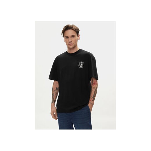 Jack&Jones T-Shirt Dirk 12249223 Czarny Wide Fit ze sklepu MODIVO w kategorii T-shirty męskie - zdjęcie 170237653
