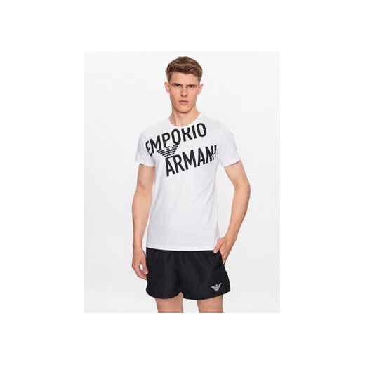 Emporio Armani Underwear T-Shirt 211818 3R476 93410 Biały Regular Fit ze sklepu MODIVO w kategorii T-shirty męskie - zdjęcie 170237711