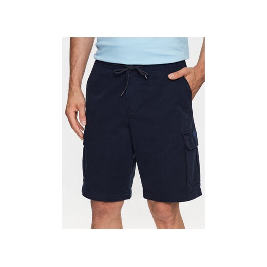 Emporio Armani Underwear Szorty materiałowe 211835 3R471 06935 Granatowy Regular Fit ze sklepu MODIVO w kategorii Spodenki męskie - zdjęcie 170237852