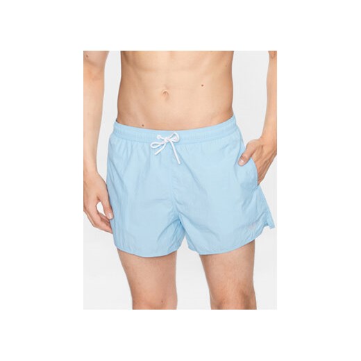 Emporio Armani Underwear Szorty kąpielowe 211756 3R422 00031 Niebieski Regular Fit ze sklepu MODIVO w kategorii Kąpielówki - zdjęcie 170237854