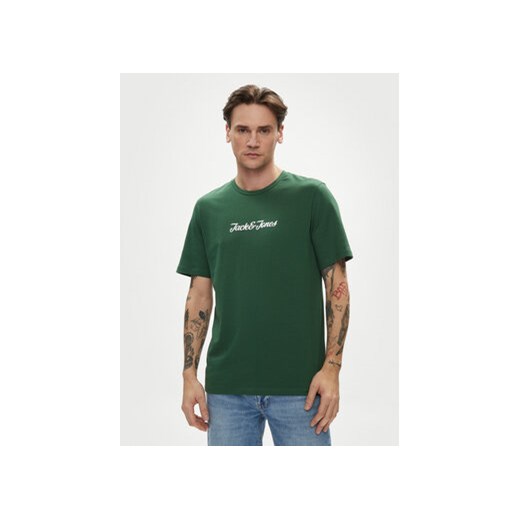 Jack&Jones T-Shirt Henry 12248600 Zielony Standard Fit ze sklepu MODIVO w kategorii T-shirty męskie - zdjęcie 170237914