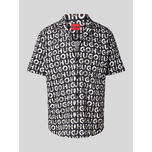 Koszula casualowa o kroju relaxed fit z rękawem o dł. 1/2 model ‘Ellino’ ze sklepu Peek&Cloppenburg  w kategorii Koszule męskie - zdjęcie 170242691