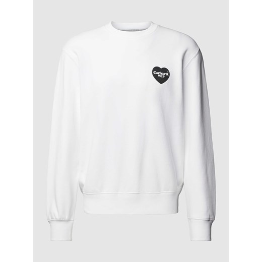 Bluza z nadrukiem z logo model ‘HEART BANDANA’ ze sklepu Peek&Cloppenburg  w kategorii Bluzy męskie - zdjęcie 170242781