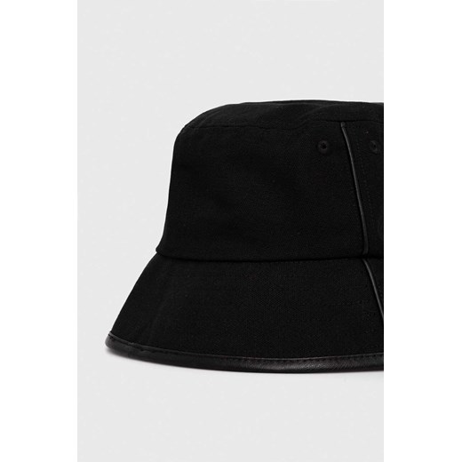 Karl Lagerfeld kapelusz bawełniany kolor czarny bawełniany Karl Lagerfeld ONE ANSWEAR.com