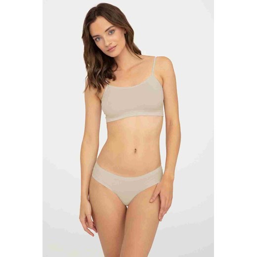 Majtki damskie typu bikini z obniżonym stanem beżowe Gatta ze sklepu 5.10.15 w kategorii Majtki damskie - zdjęcie 170247493