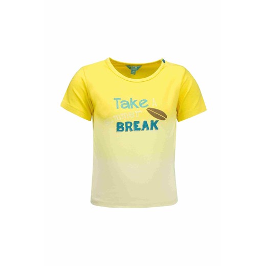 T-shirt chłopięcy- żółty - Take a Summer Break - Lief ze sklepu 5.10.15 w kategorii T-shirty chłopięce - zdjęcie 170247580