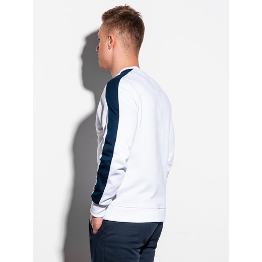 Bluza męska bez kaptura OM-SSNZ-22FW-010 - V3 biała XL Edoti