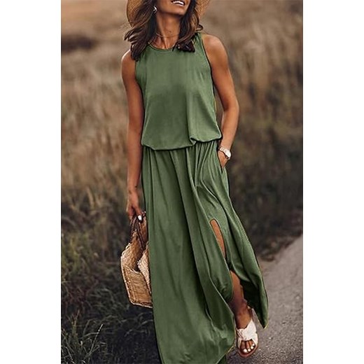 Sukienka BERVOLA KHAKI S/M Ivet Shop