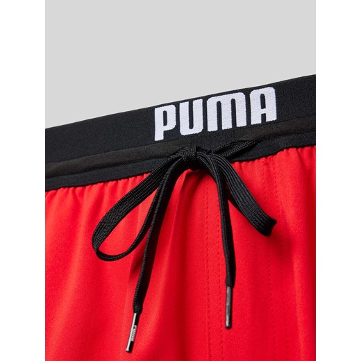 Spodenki kąpielowe z elastycznym paskiem z logo Puma L Peek&Cloppenburg 