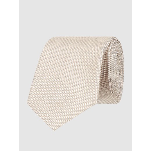 Krawat z czystego jedwabiu (7 cm) ze sklepu Peek&Cloppenburg  w kategorii Krawaty - zdjęcie 170254864