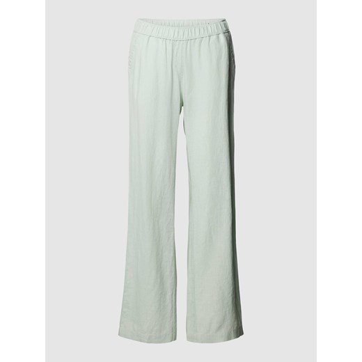 Spodnie lniane o kroju regular fit w jednolitym kolorze model ‘Summer’ Toni Dress 44 Peek&Cloppenburg 