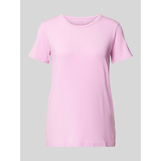 T-shirt w jednolitym kolorze model ‘Mix+Relax’ ze sklepu Peek&Cloppenburg  w kategorii Bluzki damskie - zdjęcie 170256033
