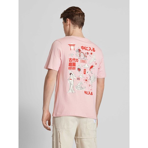 T-shirt z nadrukowanym motywem model ‘RECIPE’ Jack & Jones S Peek&Cloppenburg 