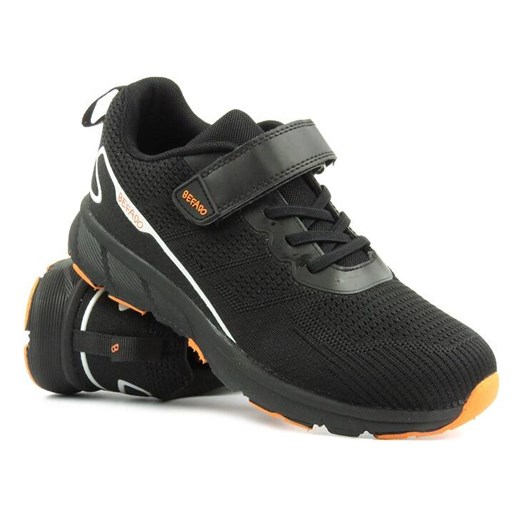 Buty młodzieżowe sportowe, adidasy Befado 516Q341,czarne ze sklepu ulubioneobuwie w kategorii Buty sportowe dziecięce - zdjęcie 170258261