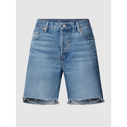 Szorty jeansowe o kroju regular fit z frędzlami model ‘501® 90S’ 30 Peek&Cloppenburg