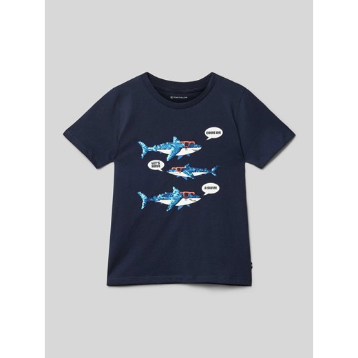 T-shirt z nadrukowanym motywem ze sklepu Peek&Cloppenburg  w kategorii T-shirty chłopięce - zdjęcie 170259633