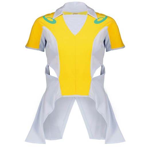 asics Koszulka funkcyjna w kolorze żółtym ze sklepu Limango Polska w kategorii T-shirty męskie - zdjęcie 170261640