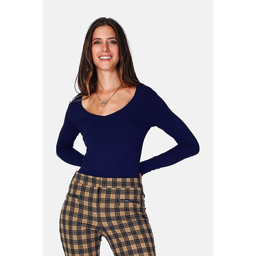 ASSUILI Koszulka w kolorze granatowym ze sklepu Limango Polska w kategorii Bluzki damskie - zdjęcie 170261764