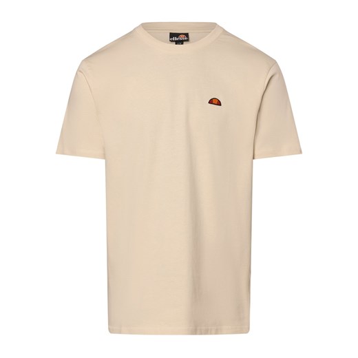 ellesse Koszulka męska - Cassica Mężczyźni Bawełna piaskowy jednolity ze sklepu vangraaf w kategorii T-shirty męskie - zdjęcie 170263571