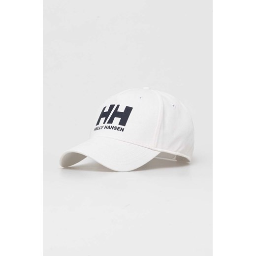 Helly Hansen czapka z daszkiem kolor beżowy z nadrukiem 67434 ze sklepu PRM w kategorii Czapki z daszkiem damskie - zdjęcie 170263671