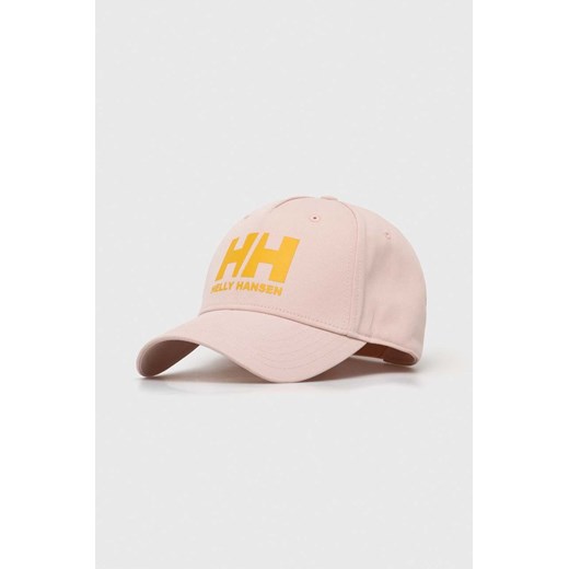 Helly Hansen czapka z daszkiem kolor różowy z nadrukiem 67434 ze sklepu PRM w kategorii Czapki z daszkiem damskie - zdjęcie 170263673