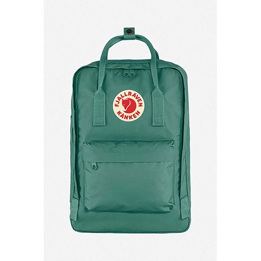 Fjallraven plecak Kanken Laptop 15" F23524 664 kolor zielony duży gładki ze sklepu PRM w kategorii Plecaki - zdjęcie 170263683