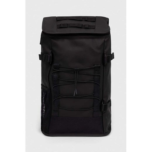 Rains plecak 14340 Backpacks kolor czarny duży gładki ze sklepu PRM w kategorii Plecaki - zdjęcie 170263763