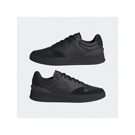 adidas Skórzane sneakersy &quot;Kantana&quot; w kolorze czarnym ze sklepu Limango Polska w kategorii Buty sportowe męskie - zdjęcie 170268180