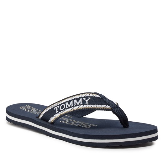 Japonki Tommy Hilfiger Hilfiger Beach Sandal FW0FW07905 Space Blue DW6 Tommy Hilfiger 37 eobuwie.pl