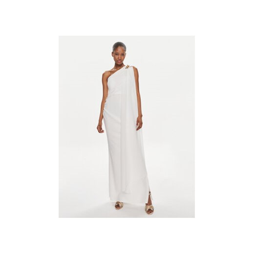 Rinascimento Sukienka wieczorowa CFC0117713003 Biały Regular Fit ze sklepu MODIVO w kategorii Sukienki - zdjęcie 170270064