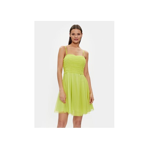 Rinascimento Sukienka koktajlowa CFC0117833003 Zielony A-Line Fit ze sklepu MODIVO w kategorii Sukienki - zdjęcie 170270131