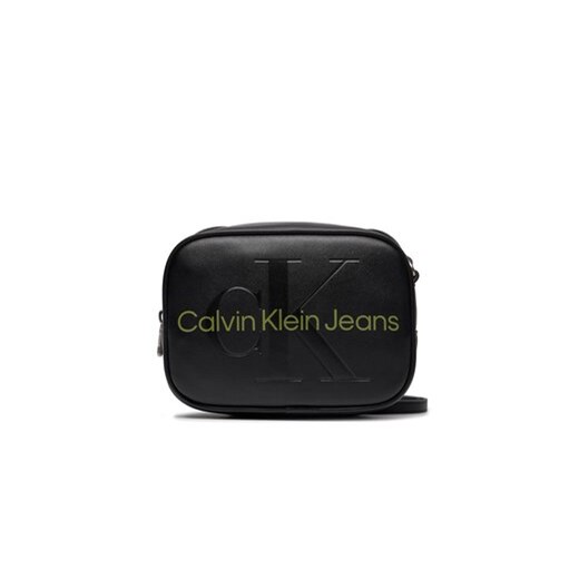 Calvin Klein Jeans Torebka Sculpted Camera Bag18 Mono K60K610275 Czarny ze sklepu MODIVO w kategorii Listonoszki - zdjęcie 170270320