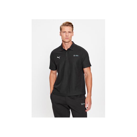 Puma Polo Mapf1 621154 Czarny Regular Fit ze sklepu MODIVO w kategorii T-shirty męskie - zdjęcie 170270494
