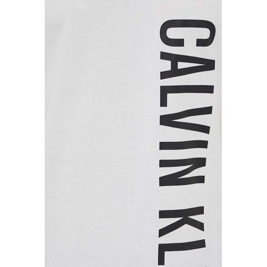 Calvin Klein t-shirt męski bawełniany biały z krótkim rękawem 